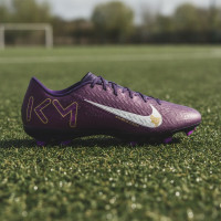 Nike Zoom Mercurial Vapor 16 Mbappé Academy Grass/Artificial Grass Football Boots (MG) Purple Gold White