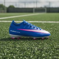 Nike Zoom Mercurial Vapor 16 Pro Gras Football Boots (FG) Kids Blue White Hot Pink