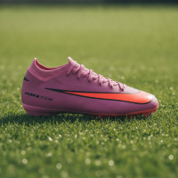 Nike Zoom Mercurial Vapor 16 Pro Gras Football Boots (FG) Kids Pink Bright Red Light Blue