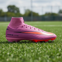 Nike Zoom Mercurial Superfly 10 Pro Gras Football Boots (FG) Pink Bright Red Light Blue
