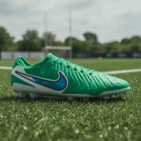 Nike Tiempo Legend 10 Elite Gras Football Boots (FG) Green White Blue