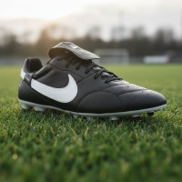 Nike Premier III Gras Voetbalschoenen (FG) Zwart Wit Zwart