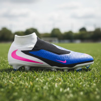 Nike Phantom 6 High Pro Gras Football Boots (FG) Blue White Hot Pink