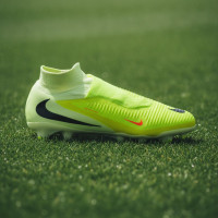 Nike Phantom 6 High Pro Gras Voetbalschoenen (FG) Geel Oranje Zwart