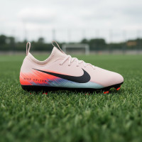 Nike Zoom Mercurial Vapor 16 Academy Gras / Kunstgras Voetbalschoenen (MG) Kids Roze Blauw Turquoise