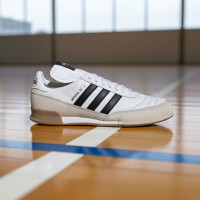 adidas Mundial Goal Zaalvoetbalschoenen (IN) Wit Zwart Goud