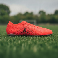 Nike Jordan Tiempo Maestro Elite SE Gras Voetbalschoenen (FG) Felrood Zwart