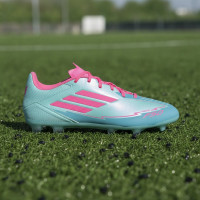 adidas F50 Messi League Gras / Kunstgras Voetbalschoenen (MG) Turquoise Roze