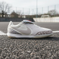 Nike Jordan Tiempo Streetgato SE Street Football Boots Beige Silver Bright Red
