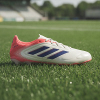 adidas Copa Pure III League Gras / Kunstgras Voetbalschoenen (MG) Gebroken Wit Blauw Roze