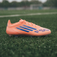 adidas F50 Elite IJzeren-Nop Voetbalschoenen (SG) Oranje Blauw Wit
