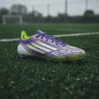 adidas F50 Elite IJzeren-Nop Voetbalschoenen (SG) Paars Wit Neongeel