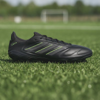 adidas Copa Pure III Elite Gras Voetbalschoenen (FG) Zwart Donkergrijs Groen