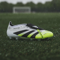 adidas Predator Elite FT Iron Nop Football Boots (SG) White Black Neon Yellow