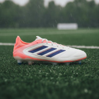 adidas Copa Pure III Elite Iron Nop Football Boots (SG) Off White Blue Pink