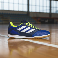 adidas Super Sala III Zaalvoetbalschoenen (IN) Blauw Donkerblauw Wit Neongeel