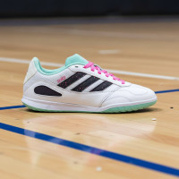 adidas Super Sala III Zaalvoetbalschoenen (IN) Kids Wit Zwart Turquoise Roze