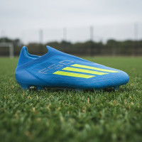 adidas F50 Elite Laceless Grass Football Boots (FG) Blue Neon Yellow