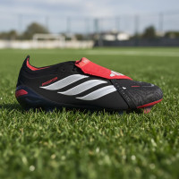 adidas Predator Elite FT Gras (FG) Football Boots Black White Red