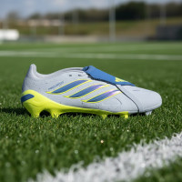 adidas Predator League FT Gras Voetbalschoenen (FG) Lichtblauw Blauw Geel