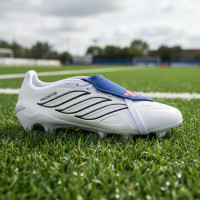 adidas Predator League FT Gras Football Boots (FG) White Silver Blue Red