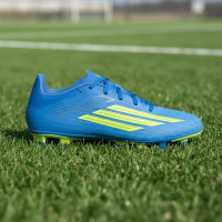 adidas F50 Club Grass/Artificial Grass Football Boots (MG) Blue Neon Yellow