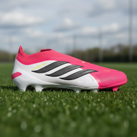 adidas Predator League Veterloze Gras Voetbalschoenen (FG) Rood Wit Zwart