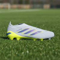 adidas Predator League Veterloze Gras Voetbalschoenen (FG) Lichtblauw Blauw Geel