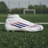 adidas F50 Sparkfusion League Grass/Artificial Grass Football Boots (MG) Women's White Blue Red