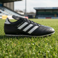 adidas Kaiser Liga 2 Gras Voetbalschoenen (FG) Zwart Wit