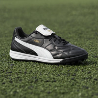 PUMA King Top Turf Football Boots (TF) Black White Gold