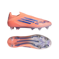 adidas F50 Elite Veterloze IJzeren-Nop Voetbalschoenen (SG) Oranje Blauw Wit