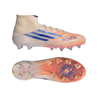 adidas F50 Sparkfusion Elite Gras / Kunstgras Voetbalschoenen (MG) Dames Oranje Blauw
