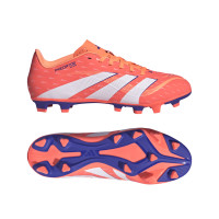 adidas Predator Club Grass/Artificial Grass Football Boots (MG) Orange White Blue