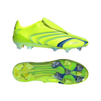 adidas F50 Tunit Elite Gras Voetbalschoenen (FG) Lucid Lemon Blauw