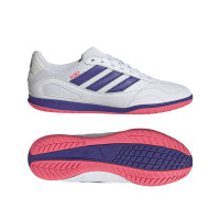 adidas Super Sala III Zaalvoetbalschoenen (IN) Wit Paars Roze