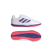 adidas Super Sala III Zaalvoetbalschoenen (IN) Kids Wit Paars Roze