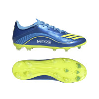 adidas F50 Messi League Gras / Kunstgras Voetbalschoenen (MG) Blauw Geel