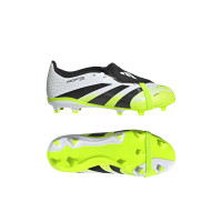 adidas Predator League FT Gras / Kunstgras Voetbalschoenen (MG) Kids Wit Zwart Neongeel