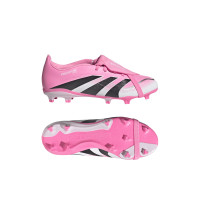 adidas Predator League FT Gras / Kunstgras Voetbalschoenen (MG) Kids Roze Zwart Wit