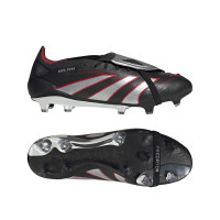 adidas Predator Elite FT Limited Edition Gras Voetbalschoenen (FG) Zwart Zilver Rood