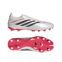 adidas Copa Pure IV League Veterloze Gras Voetbalschoenen (FG) Wit Zwart Rood