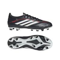 adidas Copa Pure IV Club Gras / Kunstgras Voetbalschoenen (MG) Zwart Wit Rood