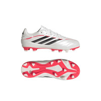 adidas Copa Pure IV Club Gras / Kunstgras Voetbalschoenen (MG) Kids Wit Zwart Rood