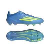 adidas F50 Elite Gras Football Boots (FG) Blue Neon Yellow