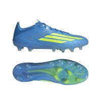 adidas F50 Elite Kunstgras Voetbalschoenen (AG) Blauw Neongeel
