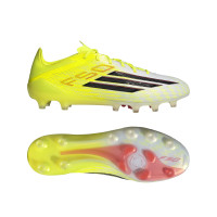 adidas F50 Elite Kunstgras Voetbalschoenen (AG) Neongeel Zwart Rood