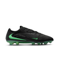 Nike Phantom 6 Low Elite Gras (FG) Football Boots (FG) Black Bright Green