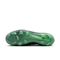 Nike Phantom 6 Low Elite Gras (FG) Football Boots (FG) Black Bright Green