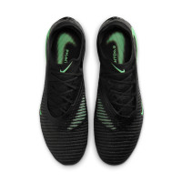 Nike Phantom 6 Low Elite Gras (FG) Football Boots (FG) Black Bright Green